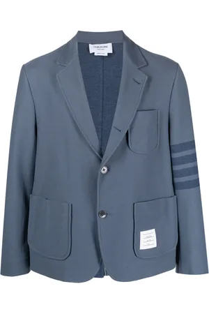 Thom Browne Blazer en coton à manches rayées