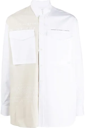 Givenchy T-shirt bicolore à imprimé graphique au dos