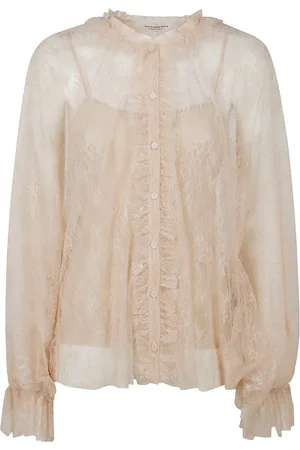 Serafini Blouse à fleurs en dentelle