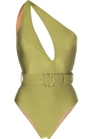 Noire Swimwear Maillot de bain à design à une épaule