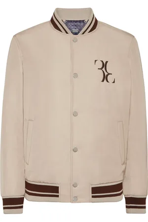 BILLIONAIRE Veste bomber à rayures brodées