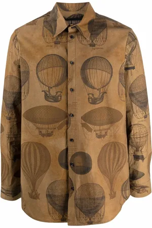 UMA WANG Chemise à imprimé graphique