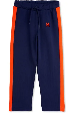 Mini Rodini Pantalon de jogging à logo brodé
