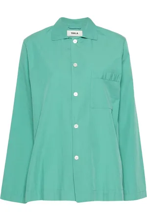Tekla Chemise en coton à col italien