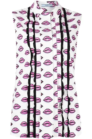 Prada Chemisier à imprimé Kiss