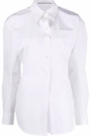 Alexander Wang Chemise en coton à manches longues