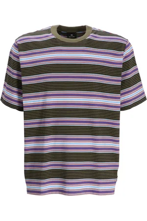 Paul Smith T-shirt en coton biologique à rayures