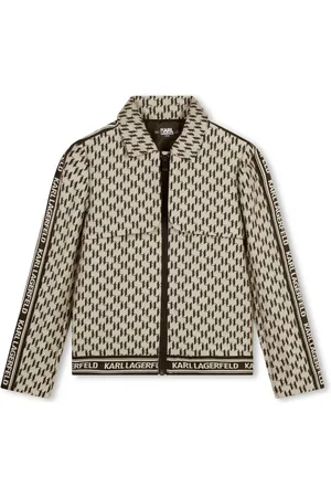 Karl Lagerfeld Veste zippée à motif monogrammé