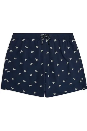 Emporio Armani Short de bain à logo brodé