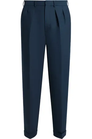 Tom Ford Pantalon fuselé à détails plissés