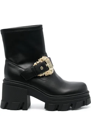 VERSACE Bottines à boucle décorative 75mm