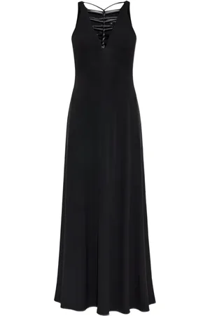 Emporio Armani Robe mi-longue à col v