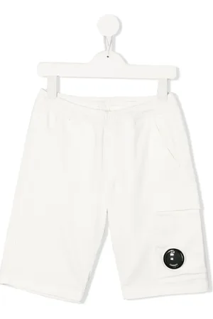 C.P. Company Short de sport à patch logo