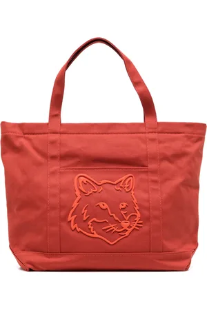 Maison Kitsuné Sac cabas à broderies Fox