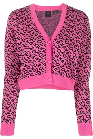 Pinko Cardigan à logo en jacquard
