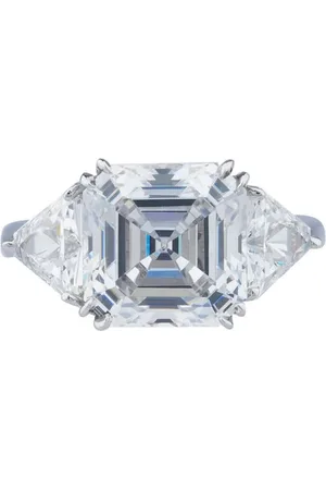 FANTASIA BY DESERIO Bague en or blanc 14ct ornée de diamants