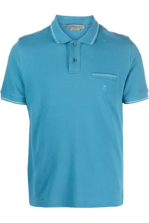corneliani Polo en coton à manches courtes