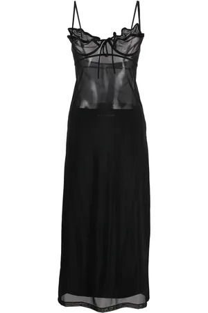Y / PROJECT Robe-nuisette à effet de transparence