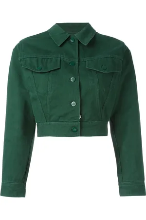 Jean Paul Gaultier Veste crop en jean