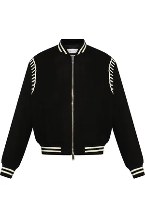 Alexander McQueen Veste bomber à broderies
