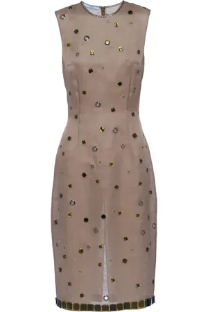 Prada Robe ajustée à détail d