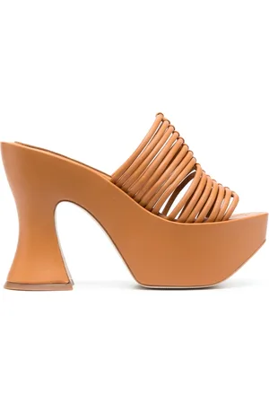 Paloma Barceló Mules 120 mm à brides tressées