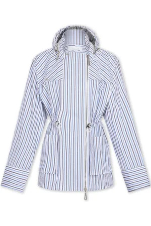 Paco rabanne Veste rayée à capuche