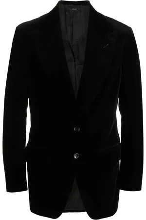 Tom Ford Blazer en velours à simple boutonnage