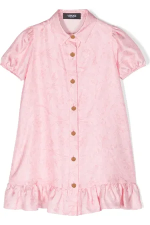 VERSACE Robe-chemise à imprimé baroque