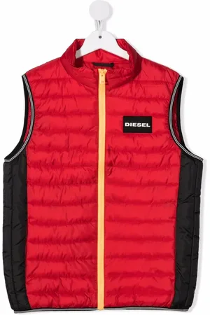 Diesel Gilet matelassé à patch logo