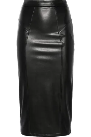 MURMUR Jupe crayon en cuir artificiel