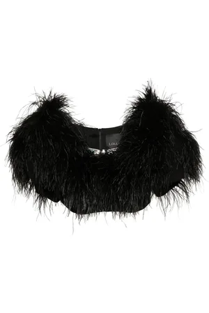 LOULOU Haut à détails de plumes