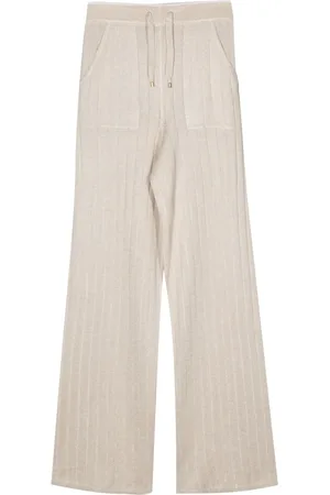 LORENA ANTONIAZZI Pantalon à design côtelé