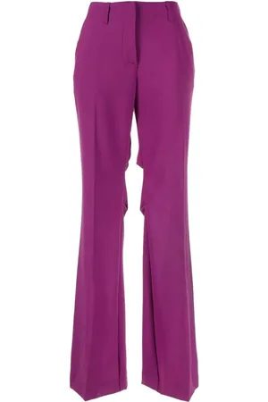 OFF-WHITE Pantalon évasé à taille mi-haute