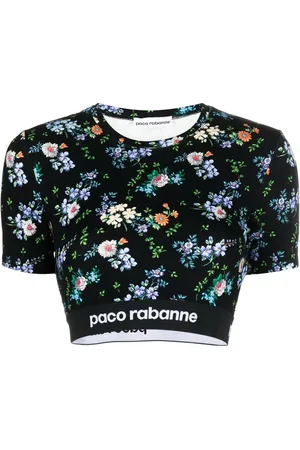 Paco rabanne Haut crop à fleurs