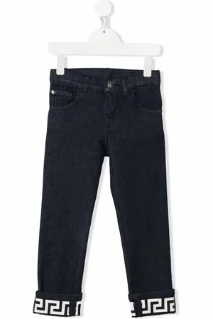 VERSACE Jean slim à détail Greca