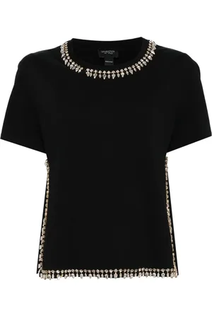 Giambattista Valli T-shirt à ornements en cristal