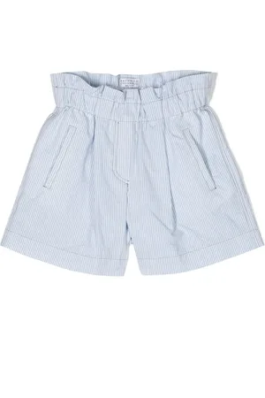 Brunello Cucinelli Short en coton à rayures