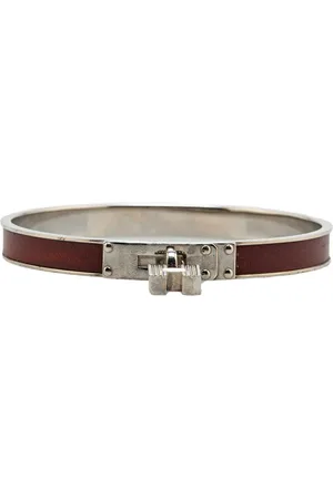 Hermès Bracelet Kelly Cadena Lock Bangle en cuir (2000-2025)