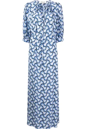 Diane von Furstenberg Robe longue Drogo à imprimé graphique