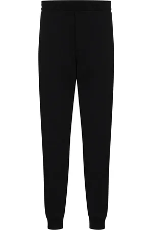 Alexander McQueen Pantalon de jogging droit à bande logo