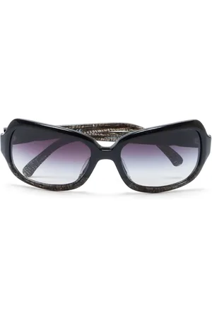 CHANEL Lunettes de soleil à monture oversize (années 2000)