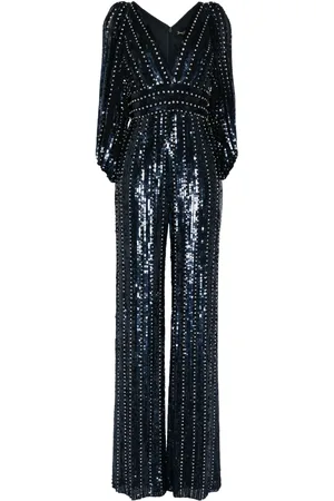 Jenny Packham Combinaison Boogie à sequins