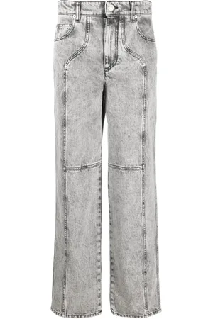 Marant Etoile Jean droit Valeria à taille mi-haute