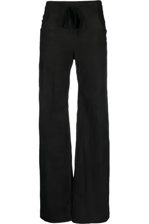 ISAAC SELLAM EXPERIENCE Pantalon en cuir à coupe droite