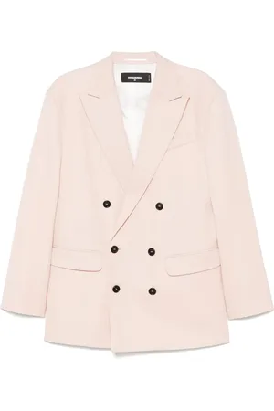 Dsquared2 Blazer en laine vierge à simple boutonnage