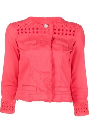 Liu Jo Veste crop à col volanté