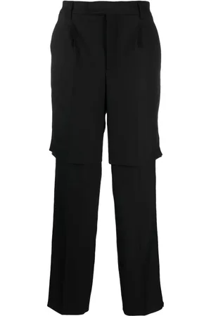 VTMNTS Pantalon droit en laine mélangée