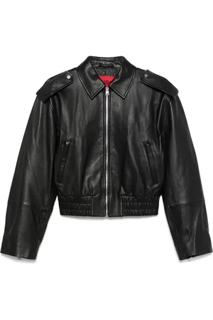 HUGO BOSS Veste bomber en cuir