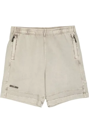 Izzue Short de sport en coton à logo brodé